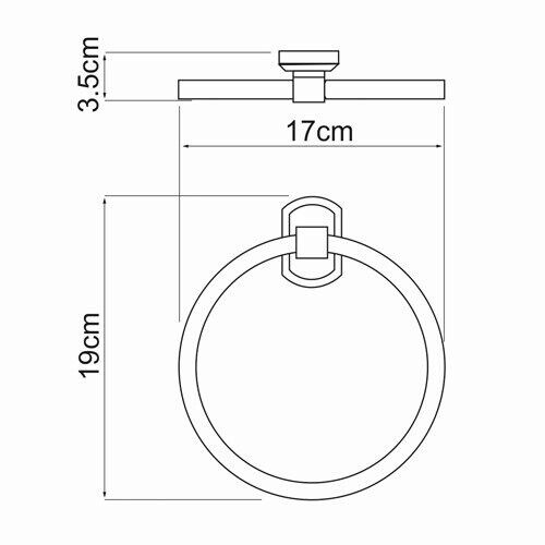 Держатель полотенец K-3060 Oder